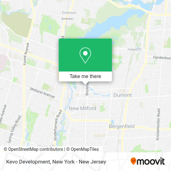 Kevo Development map