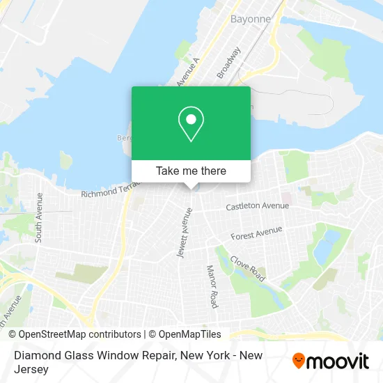 Diamond Glass Window Repair map