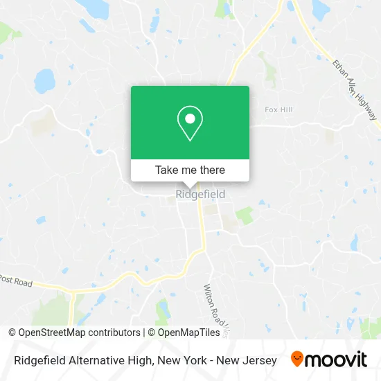 Ridgefield Alternative High map