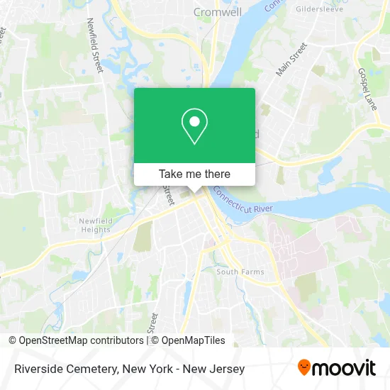 Riverside Cemetery map