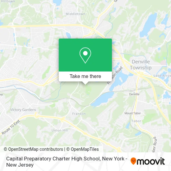 Capital Preparatory Charter High School map