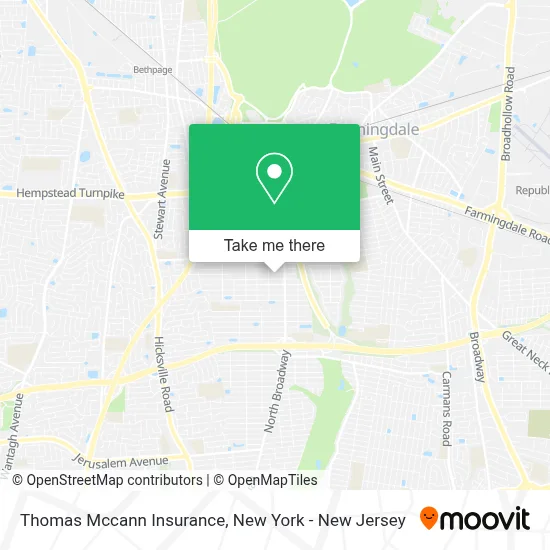 Thomas Mccann Insurance map