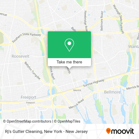 Rj's Gutter Cleaning map