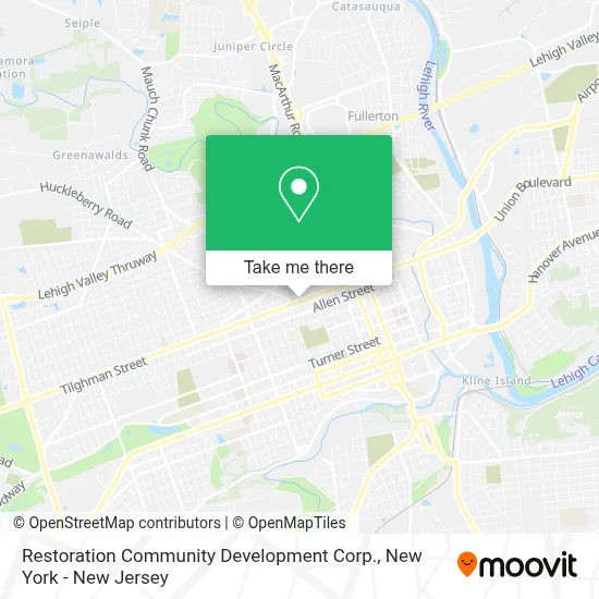 Restoration Community Development Corp. map
