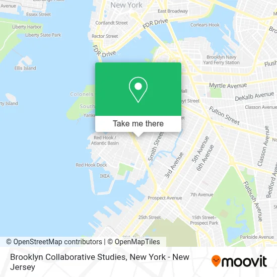Brooklyn Collaborative Studies map