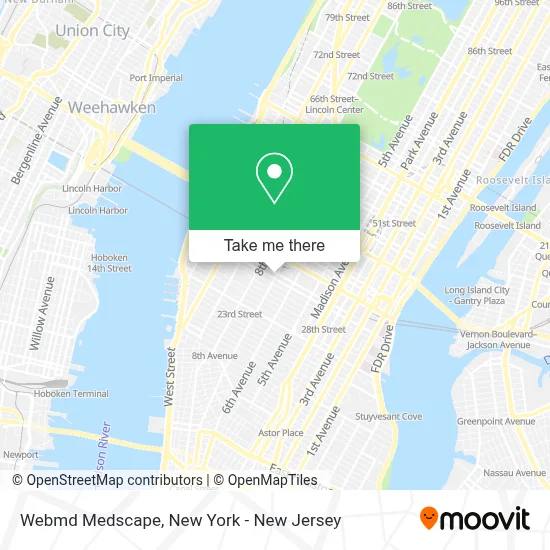 Webmd Medscape map