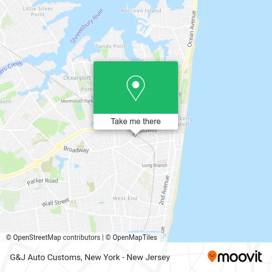 G&J Auto Customs map