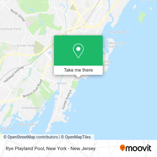 Rye Playland Pool map