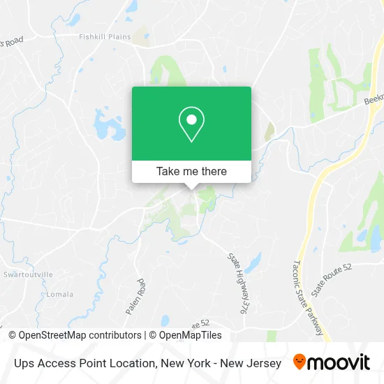 Ups Access Point Location map