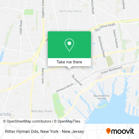 Ritter Hyman Dds map