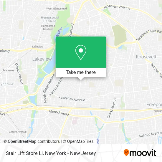 Stair Lift Store Li map