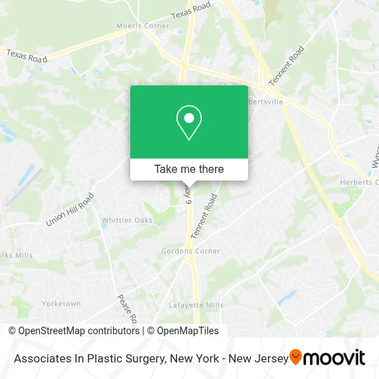 Associates In Plastic Surgery map