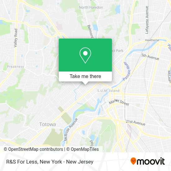 R&S For Less map