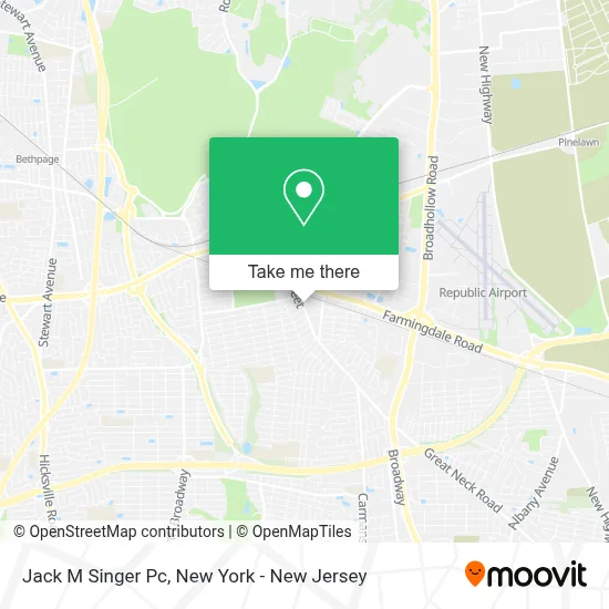 Jack M Singer Pc map