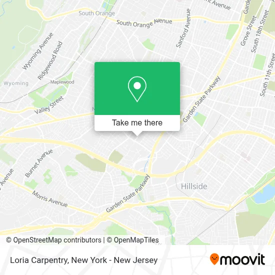 Loria Carpentry map