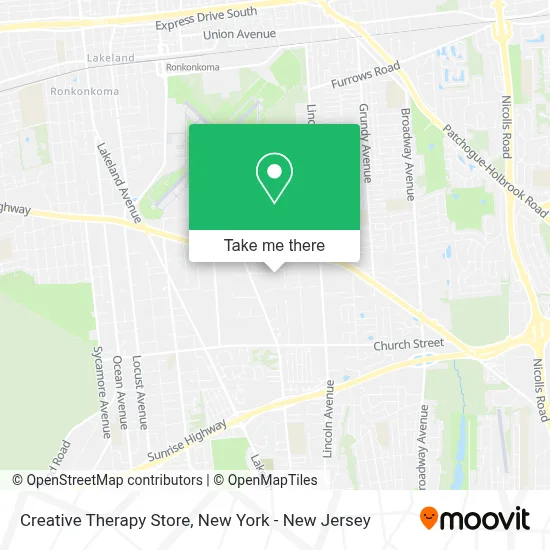 Creative Therapy Store map