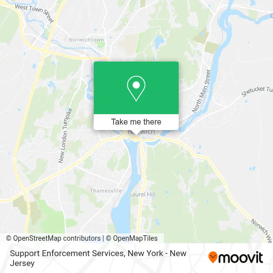 Support Enforcement Services map