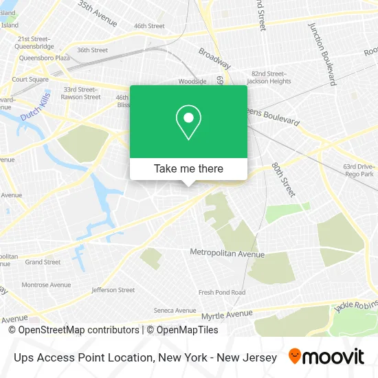 Ups Access Point Location map