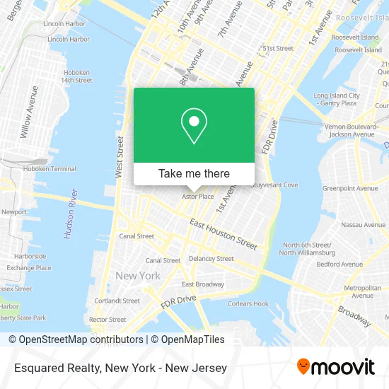 Esquared Realty map