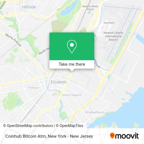 Coinhub Bitcoin Atm map