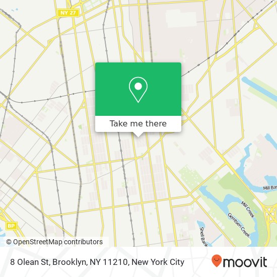 8 Olean St, Brooklyn, NY 11210 map