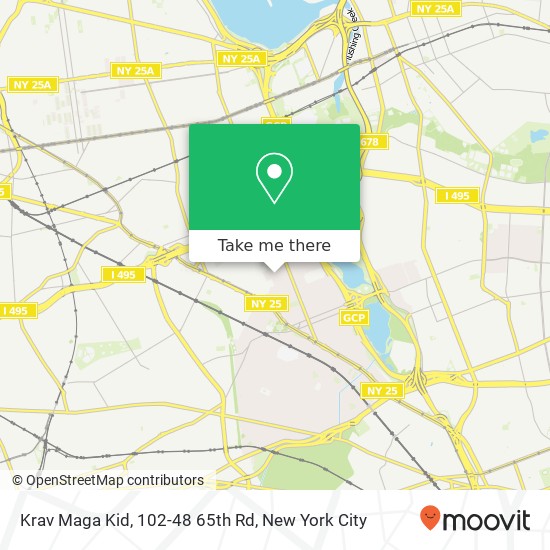Mapa de Krav Maga Kid, 102-48 65th Rd