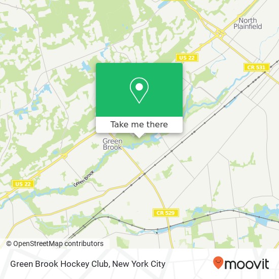 Mapa de Green Brook Hockey Club