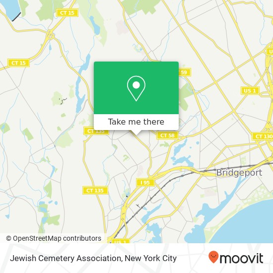 Jewish Cemetery Association map