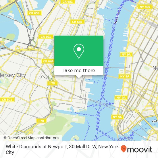 White Diamonds at Newport, 30 Mall Dr W map