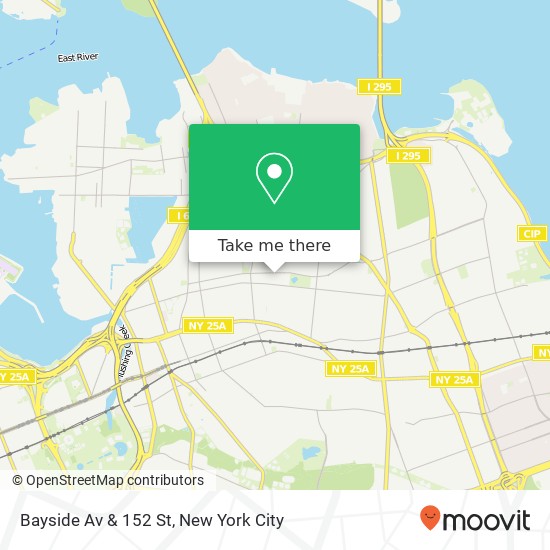 Mapa de Bayside Av & 152 St