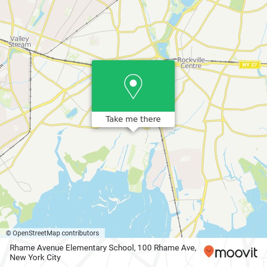 Mapa de Rhame Avenue Elementary School, 100 Rhame Ave