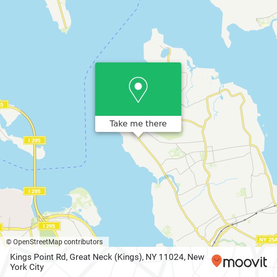 Mapa de Kings Point Rd, Great Neck (Kings), NY 11024