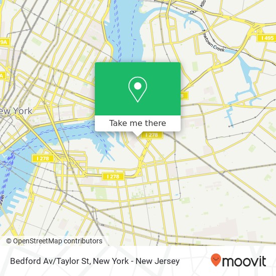 Mapa de Bedford Av/Taylor St