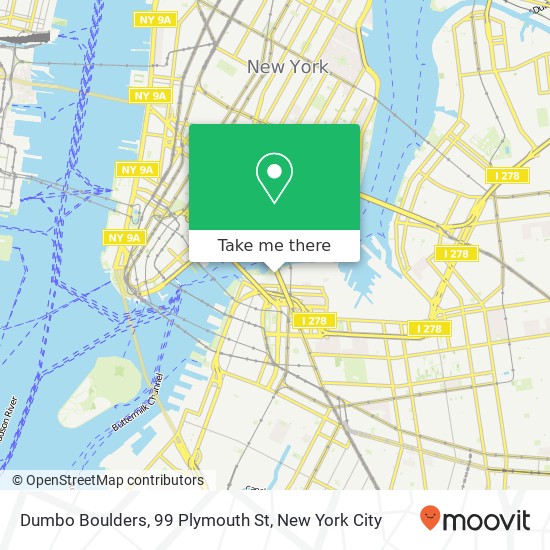 Dumbo Boulders, 99 Plymouth St map