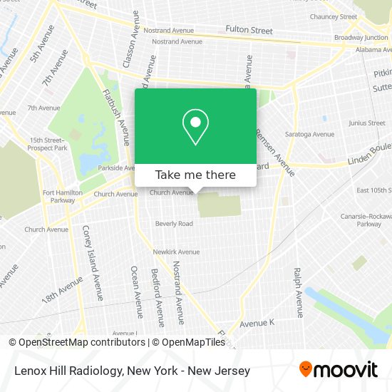 Lenox Hill Radiology map