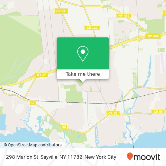 298 Marion St, Sayville, NY 11782 map