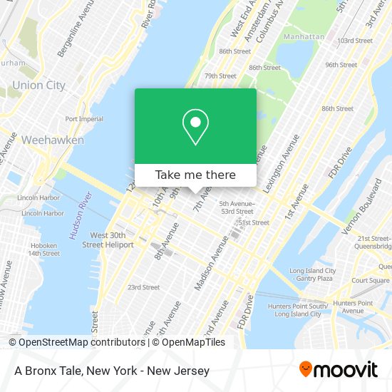 Mapa de A Bronx Tale