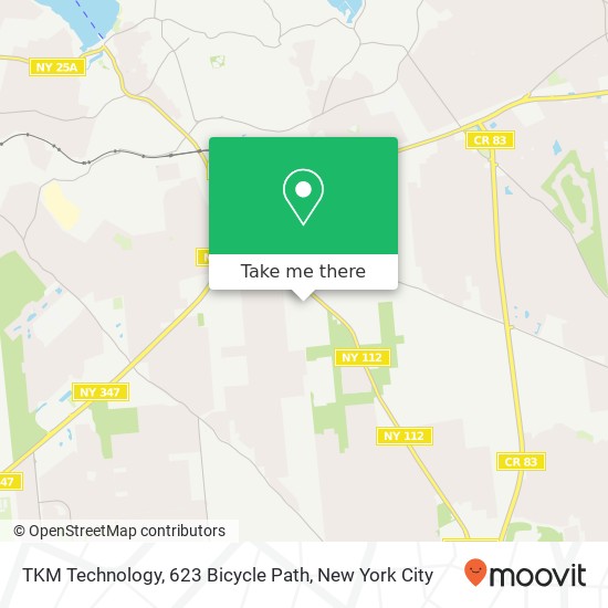 Mapa de TKM Technology, 623 Bicycle Path