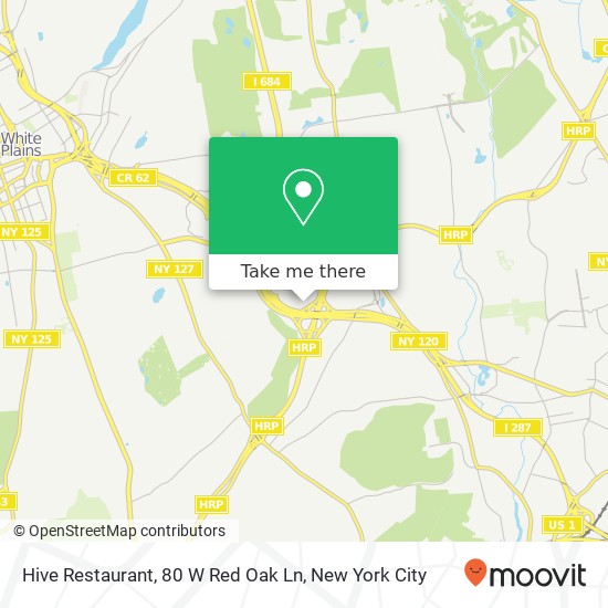 Hive Restaurant, 80 W Red Oak Ln map