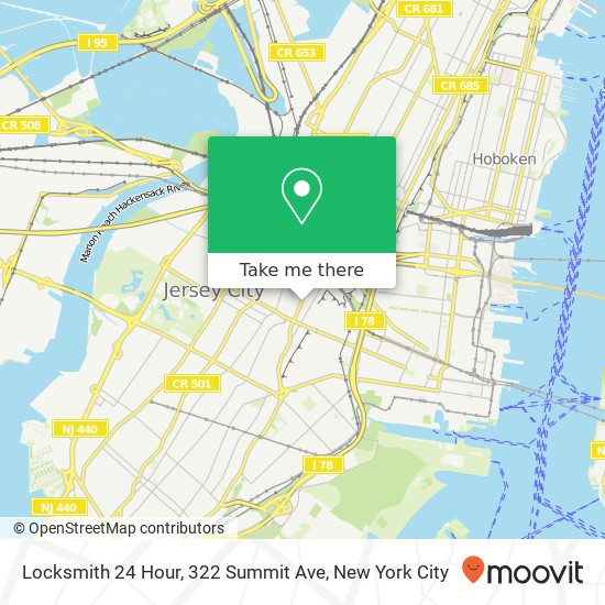 Locksmith 24 Hour, 322 Summit Ave map