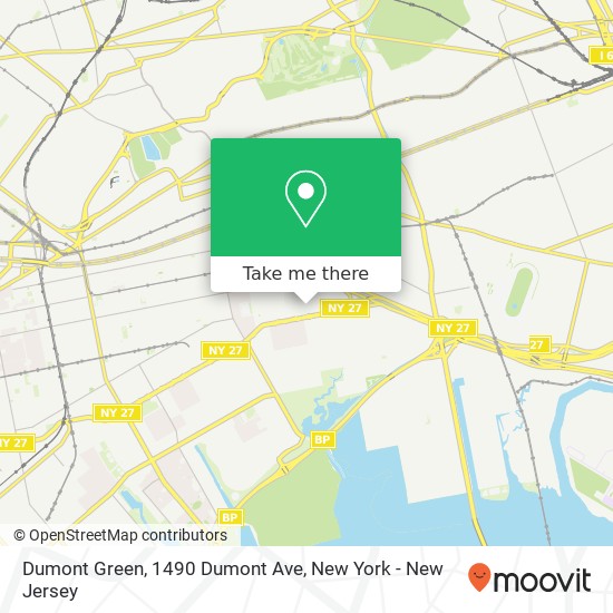 Dumont Green, 1490 Dumont Ave map