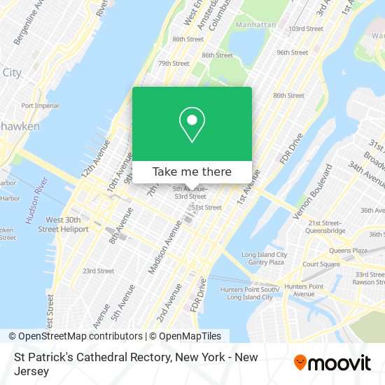 St Patrick's Cathedral Rectory map