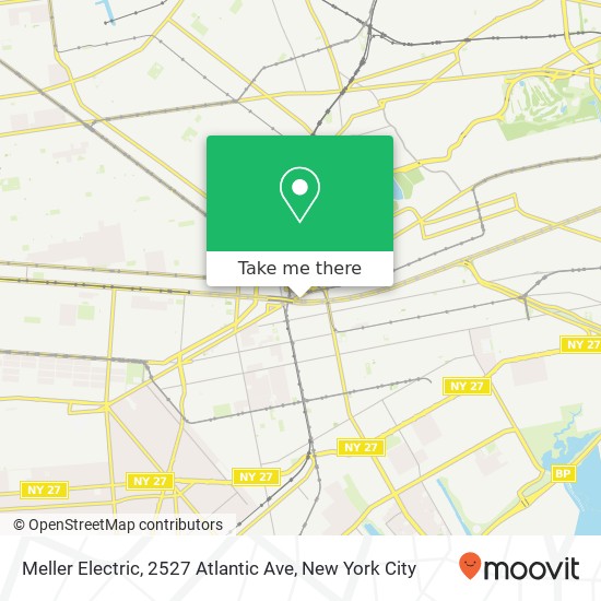 Mapa de Meller Electric, 2527 Atlantic Ave