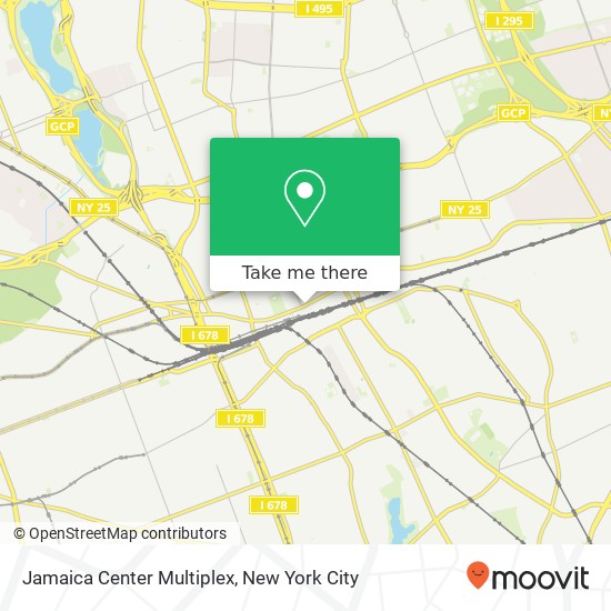 Jamaica Center Multiplex map