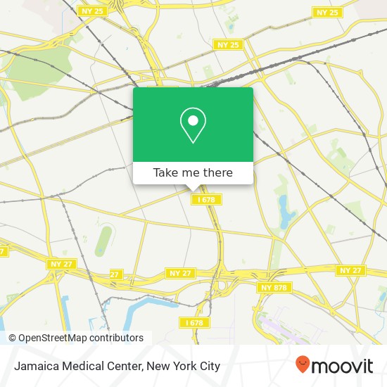 Mapa de Jamaica Medical Center