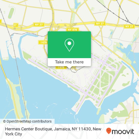 Mapa de Hermes Center Boutique, Jamaica, NY 11430