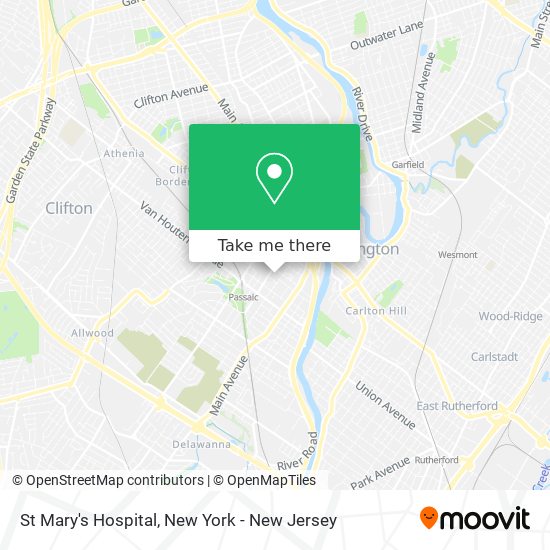 Mapa de St Mary's Hospital