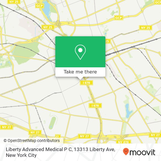 Mapa de Liberty Advanced Medical P C, 13313 Liberty Ave