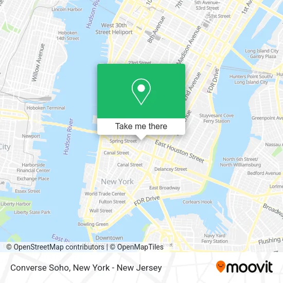 Converse Soho map