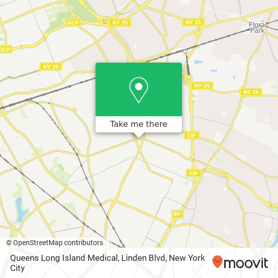 Queens Long Island Medical, Linden Blvd map